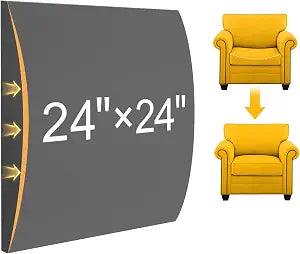 MYLIFESION Couch Cushion Support for Sagging Seat, 24x24x2 inches