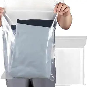 20 Pcs Clear Clothing Storage Bag Clear Resealable Storage Bag 2.5 Gallon 12" x 16" Reclosable Jumbo Bags for Household, Clothes,Travel, T-shirts Packing