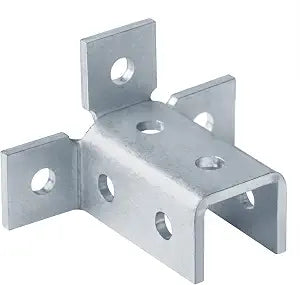4 Pack Strut Brackets for 1-5/8" Strut Channel,Wing Shaped Fittings