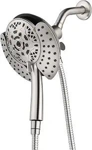 INAVAMZ 2 in 1 Shower Head with Handheld Combo High Pressure Nickel 2.5 GPM