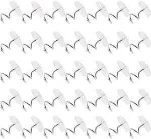 30 Pcs Twist Pins Upholstery Clear Heads Slip Cover Fasteners (30 pcs)