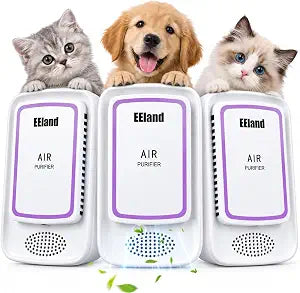 3-Pack Cat Litter Deodorizer, Plug-in Ionizer for Home