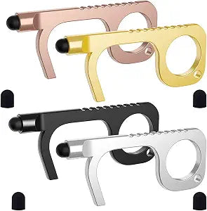4 Pack Handy Non - Touch Door Opener - Germ Key Tool