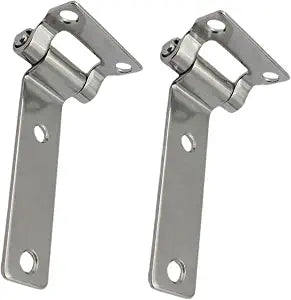 Pair of Stainless Steel 304 T-Shape Door Hatch Hinge L 5.3 in135mm for Container Vans Caravans Polish Marine Boat Hardware Counter Back Flap Hinges
