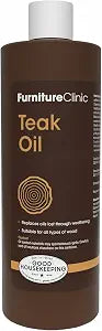Furniture Clinic Teak Oil, Protects Indoor & Outdoor Wood Furniture