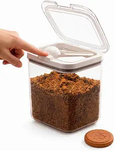 Brown Sugar Container Airtight,2 Qt Brown Sugar Keeper Container