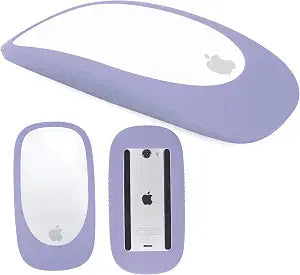N/T Silicone Case Cover Protective Skin for Magic Mouse 1/2 Silicone Case for Apple Magic iPad Mouse (Lavender Grey)