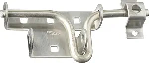 National Hardware Heavy Duty Sliding Bolt Gate Latch, Stainless Steel