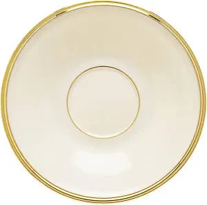 Lenox 140104040 Eternal Saucer, 1 Piece, Porcelain, 6" x 6", Service for 1, Porcelain