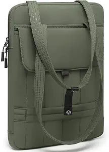 HYZUO 15-16 Inch Puffy Laptop Case Sleeve Padded Handbag, Midnight Green