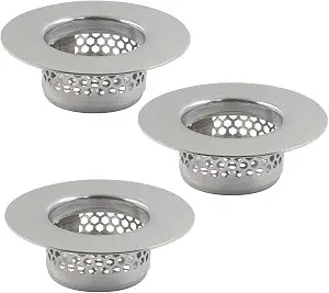 3 Pack Bathroom Sink Strainer, Stainless Steel
