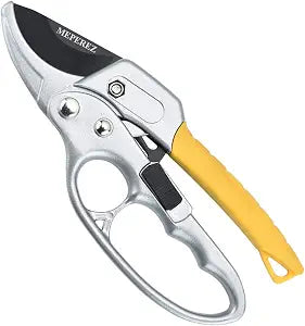 Premium Germany Pruning Shears, Hand Pruners 4x Cutting Power Trimming, Garden Clippers 1-Inch Cut Capacity, Best Gardening Gifts, Easy to use Gardening Tools, Arthritis Weak Hand Snips