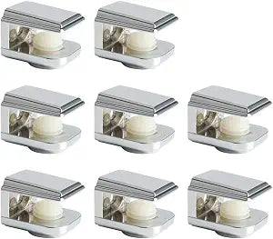 Alise Glass Shelf Brackets,Wall Mount Clamps for 5-8mm Shelves,8 Pcs