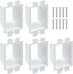5PCS BE1-5 Electrical Outlet Box Extenders with 10PCS Screws