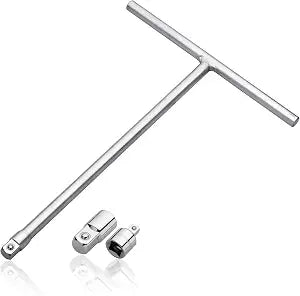 Neiko 01135A 3/8-inch Drive T-Handle Wrench with Long Reach | Chromium Vanadium Steel