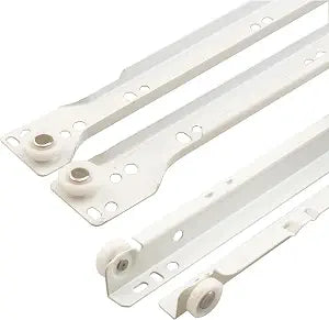 Prime-Line Steel Drawer Slide Kit, 17-3/4". Tracks, Gray (Single Pack)