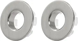 Sink Basin Trim Overflow Hole Cover, Brushed Nickel, 4 PCS
