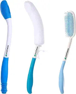 Wefaner Toilet Aids Set for Wiping - Long Handle Butt Wiper