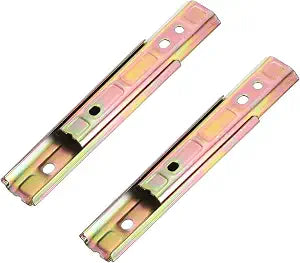 uxcell 2Pcs Sectional Couch Connectors, Furniture Connectors Bed Parts Interlocking Sofa Connector Bracket for Keeping Furniture Sofas from Sliding (180mm, Gold)