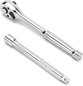 3/8" Drive 90-Tooth Ratchet Wrench with Extension Bar