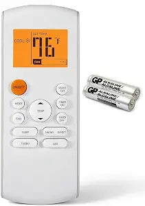 Replacement Remote for Midea MRCOOL FRIMEC Klimaire AC Air Conditioner RG57A6/BGEFU1 RG57E1/BGEU1 RG52A2/BGEFU1 RG57F3(B)/BGEFU1 RG57H3(B)/BGCEFU1-M RG57E1/BGEU1 RG57H3/BGEFU1 RG57B1 (with Backlight)