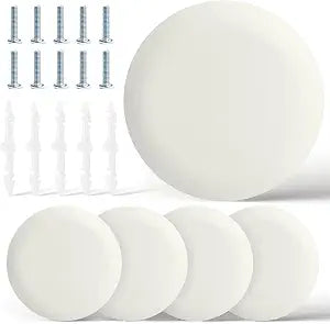 CP3540 Ceiling Cover Plate, Round Electrical Box Cover - 5 Pcs