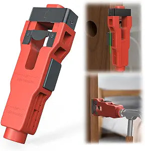Door Latch Mortise Tool with 2PCS Detachable Vertical Calibration Plate