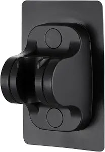 Handheld Shower Head Holder, Adjustable Waterproof Strong Adhesive No Drilling Wall Mount Shower Bracket for Bathroom RV - Matte Black