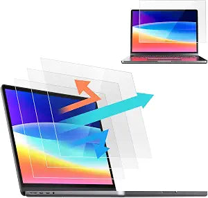 2Pcs Laptop Screen Protector 14 In 16:9 Anti Glare Blue Light Touchscreen