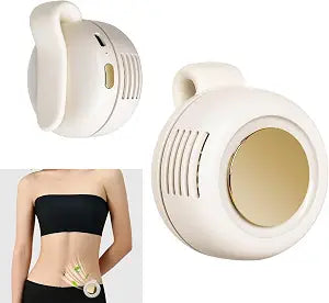 Portable Silent Mini Bladeless Electric Fan,Small fan Clip on for Shirt & Waist,2026 New Mini Bladeless Fan Clip On,Adjustable 3-Speed For Outdoor & Travel & Office, Travel Accessories, Gift (white)