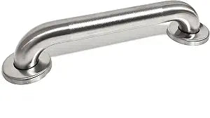 304 Stainless Steel Handrail, 18 Inch Home Care Bath Handrail, Safe Load Capacity 500lb, Grab Bar Suitable for Bathrooms, Stairs, Corridors18 Inch