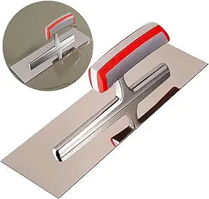11.8x3.8 Inch Concrete Finishing Trowel - Premium Stainless Steel Masonry Tool for All Construction Finishing Needs, Drywall Tools