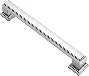 Alzassbg 5" Polished Chrome Cabinet Pulls and Handles 10 Pack, AL3071CP