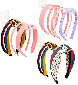 AfooBezos 3 Pack Clear Acrylic Headband Organizers And Storage for Hairbow Organization for Girls Women