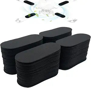 40 Pack Ceiling Fan Filters for Blades, Black Air Purifier Pads