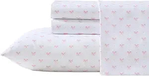 Laura Ashley Kids - Twin Sheet Set with Elastic Fitted Sheet & Pillowcases