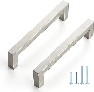 Ravinte Brushed Nickel Square Cabinet Pulls Cabinet Handles 5 Inch 30 Pack