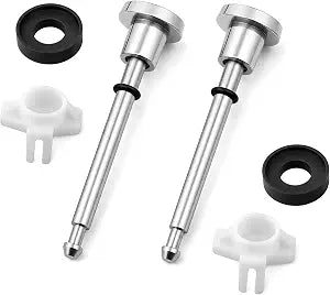 2 Set Tub Spout Diverter Repair Kit Including 2 Diverter Valve Stems, 2 Cup Seals and 2 Gates, Bathroom Shower Bathtub Leaky Faucet Repair Replacement Parts