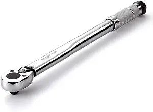 Amazon Basics 3/8-inch Drive Click Torque Wrench Ratchet, 15-80 ft.-lb, 20.4-108.5 Nm