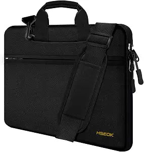 Hseok Laptop Shoulder Bag 13 13.3 14 Inch Case,Black