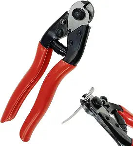 Cable Cutter Wire Cutter Heavy Duty up to 5/32" Stainless Steel Aircraft Wire rope for Decking Railing Fencing Bike Bicycle Brake Cutter DIY projects
