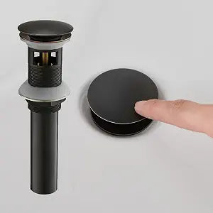 Bathroom Sink Pop Up Drain with Overflow, Oil Rubbed Bronze