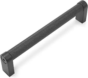 10 Pack 5 Inch Matte Black Kitchen Cabinet Handles Knurled Cabinet Pulls Black Drawer Pulls Kitchen Hardware