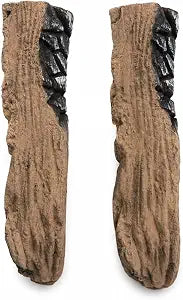 2PCS Gas Fireplace Logs Set with 6 Oz Glowing Embers