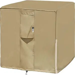 Air Conditioner Covers for Outside Units - 36 x 36 Inch Outdoor Central AC Cover with Waterproof 600D Durable Canvas, Square Universal Patio Furniture Cover (36"L x 36"W x 39"H)