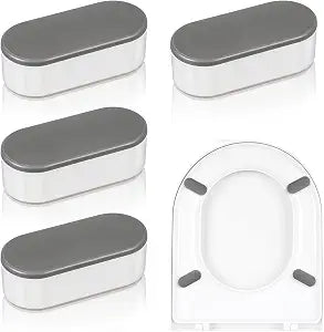 4PCS Self-Adhesive Universal Toilet Seat Bumpers for Toilet
