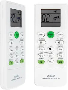 Universal 6000 in 1 LCD AC Remote Control, Works with Mitsubishi LG & More