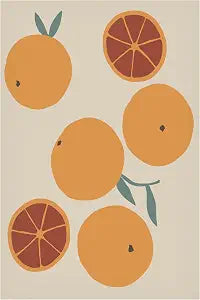 Trademark Fine Art Canvas Wall Art - Pictufy Studio Ii 'Blood Orange' Wall Art for Living Room, Bedroom, or Office Dcor 16 x 24 Inches