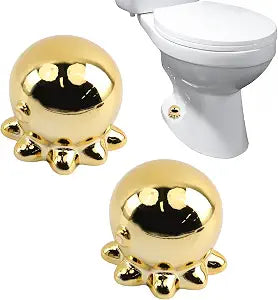 T Tulead Toilet Bolt Cover Mini Octopus Shape Toilet Bolt Caps Pack of 2