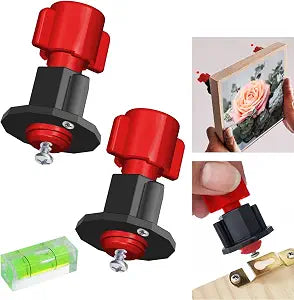 DIKOO Picture Hanging Keyhole Marker Tool & Level for Solt Location Marked